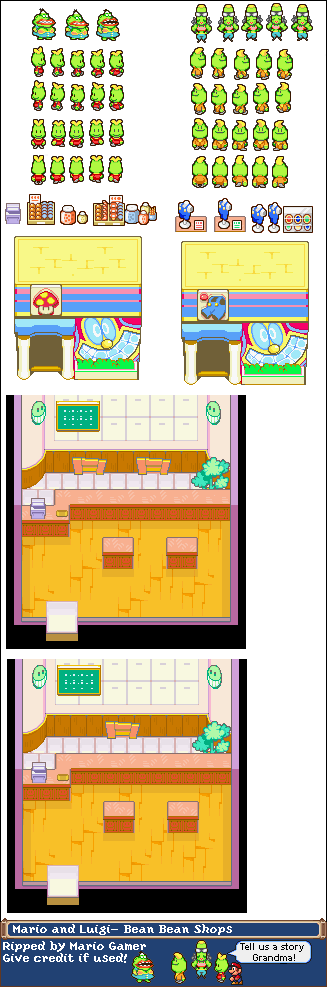 Beanbean Castle Town Shop (Interior)