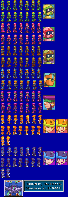 Mega Man Battle Network 4 - Non-Playable Navis