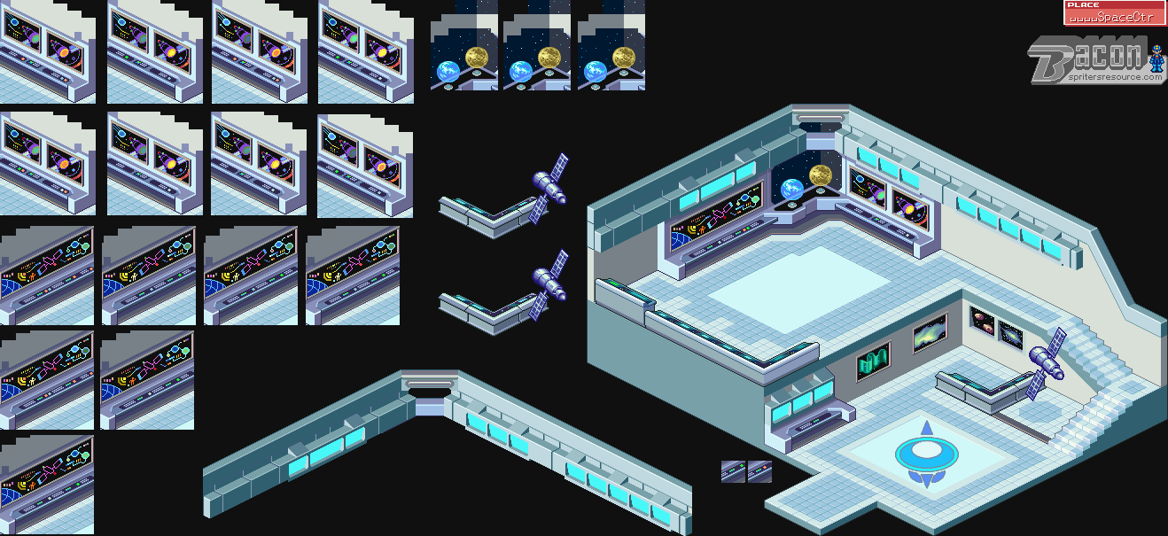 Mega Man Battle Network 4 - Space Center