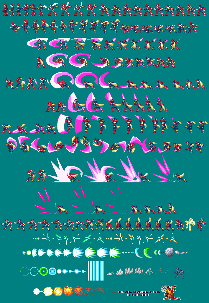 Megaman Zx Sprite Sheet