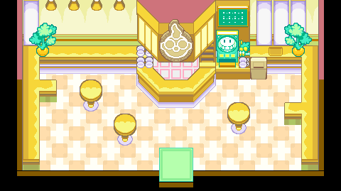 Mario & Luigi: Superstar Saga - Starbeans Cafe (Interior)
