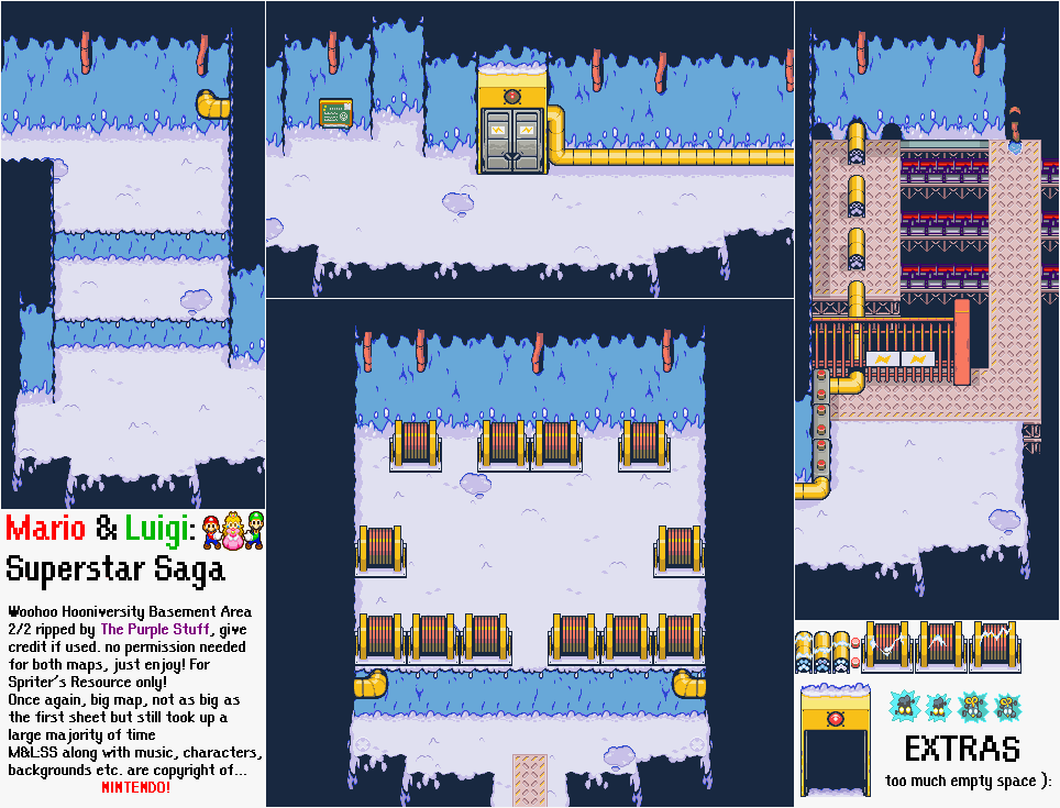 Mario & Luigi: Superstar Saga - Woohoo Hooniversity Basement 2/2