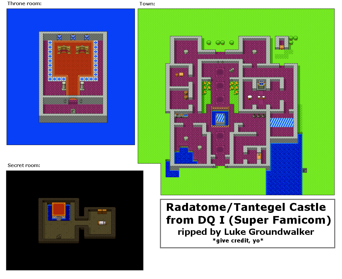 Dragon Quest (JPN) - Tantegel Castle