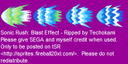Sonic Rush - Blast Effect