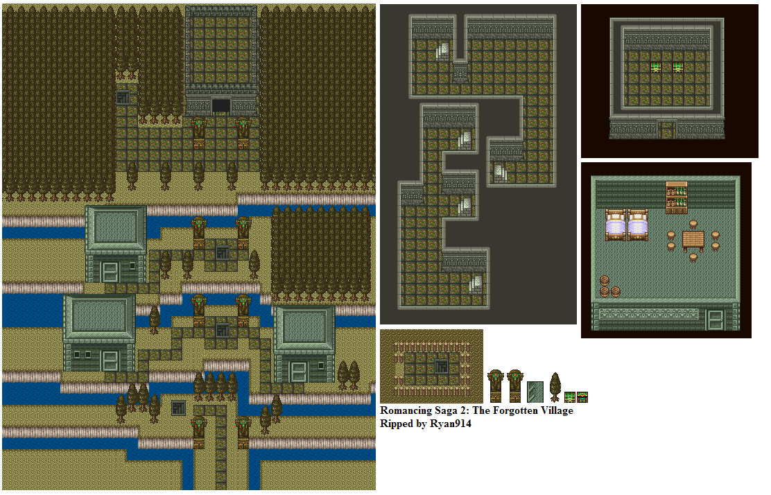 Romancing SaGa 2 (JPN) - Forgotten Village