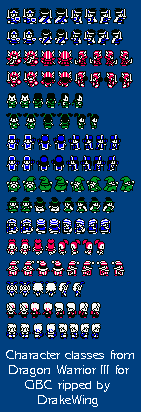 Dragon Warrior 3 - Character Classes