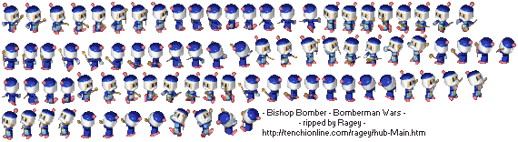 Bomberman Wars (JPN) - Bishop Bomber (White)
