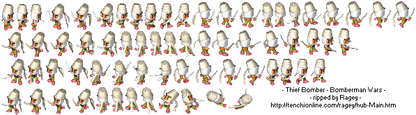 Bomberman Wars (JPN) - White Thief Bomber