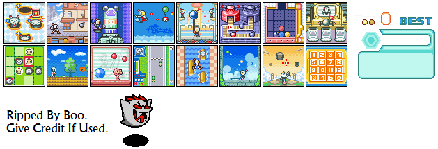 Bomberman Jetters Game Collection (JPN) - Minigame Screen