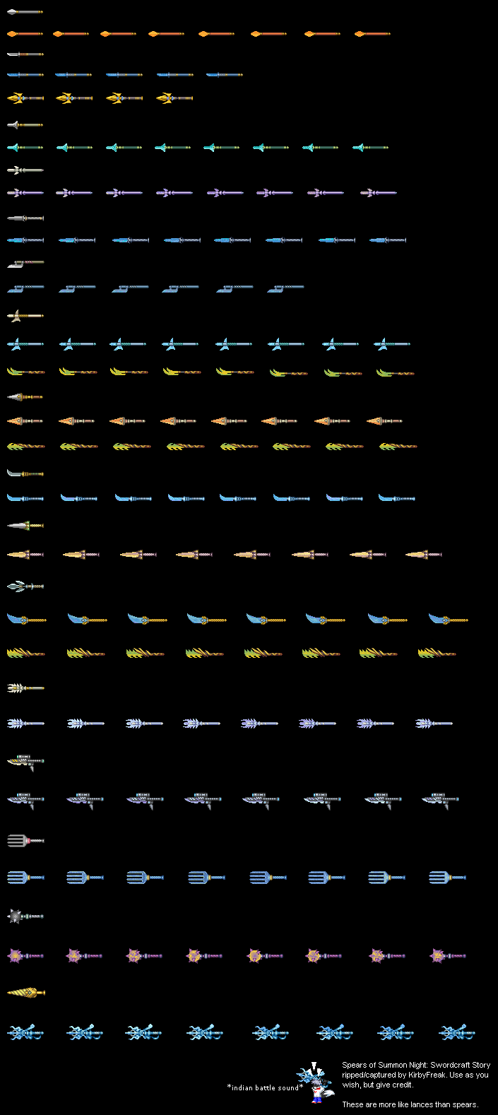 Summon Night: Swordcraft Story - Spears