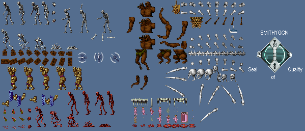 Castlevania Chronicles - Stage 7 Enemies