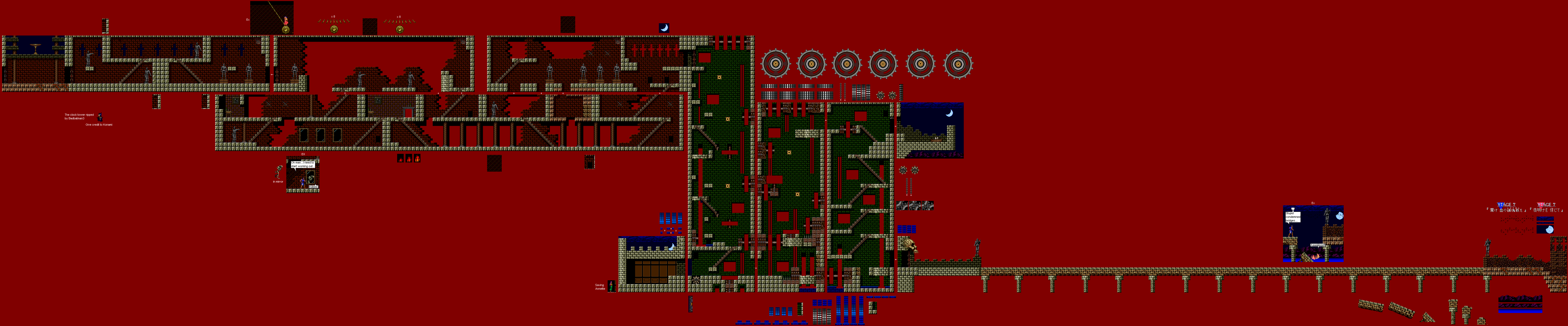 Castlevania: Rondo of Blood - Stage 7 The Clock Tower