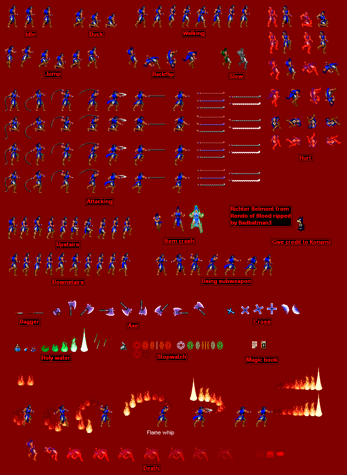 Castlevania: Rondo of Blood - Richter Belmont