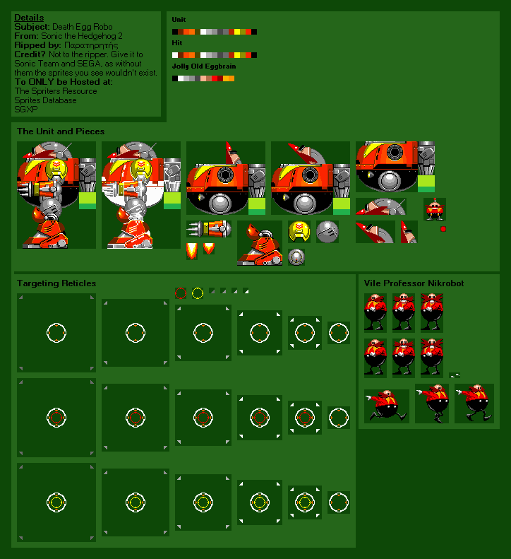 Genesis / 32X / SCD - Sonic the Hedgehog 2 - Death Egg Robot - The