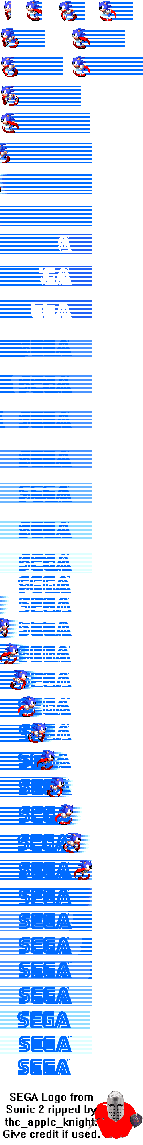 Sonic the Hedgehog 2 - SEGA Logo