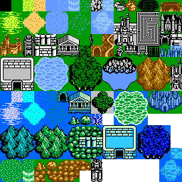 Overworld Tileset (All Worlds)