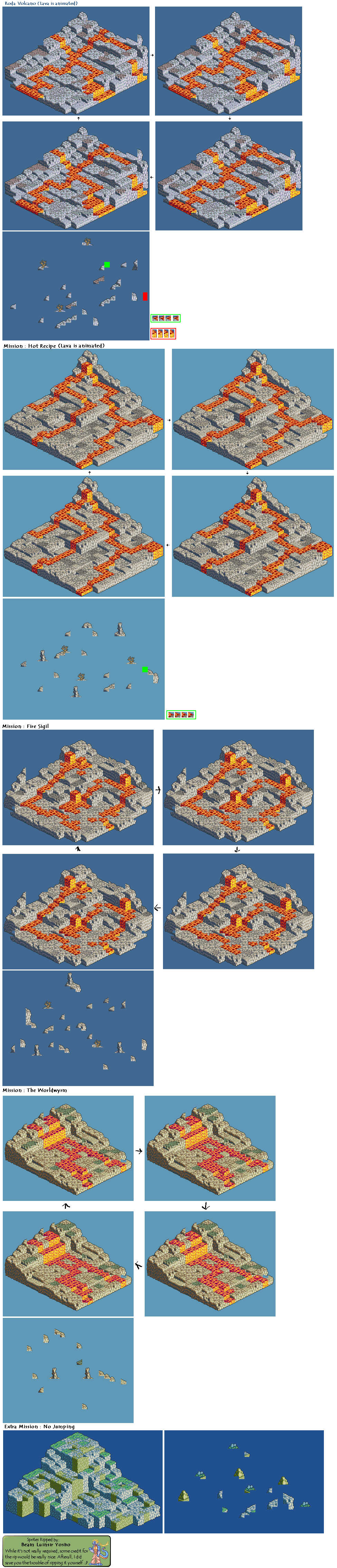 Final Fantasy Tactics Advance - Roda Volcano