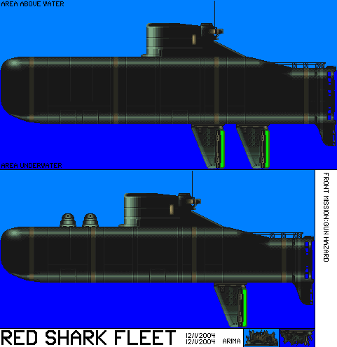 Front Mission: Gun Hazard (JPN) - Red Shark Fleet 3