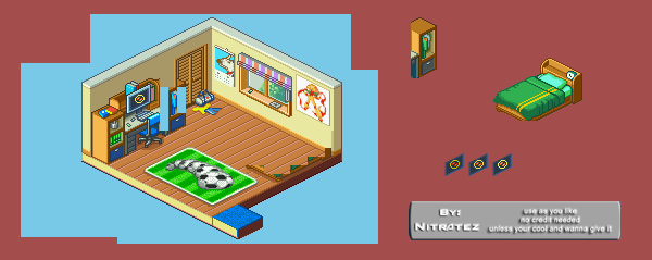 Mega Man Battle Network 6 - Lan's room