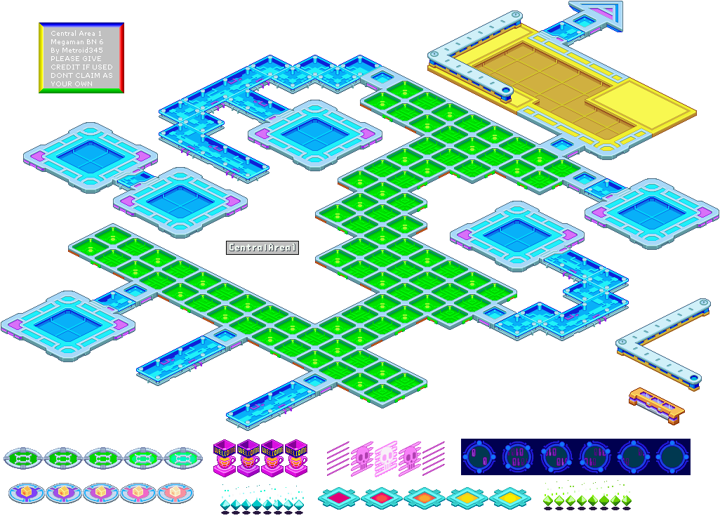 Mega Man Battle Network 6 - Central Area 1