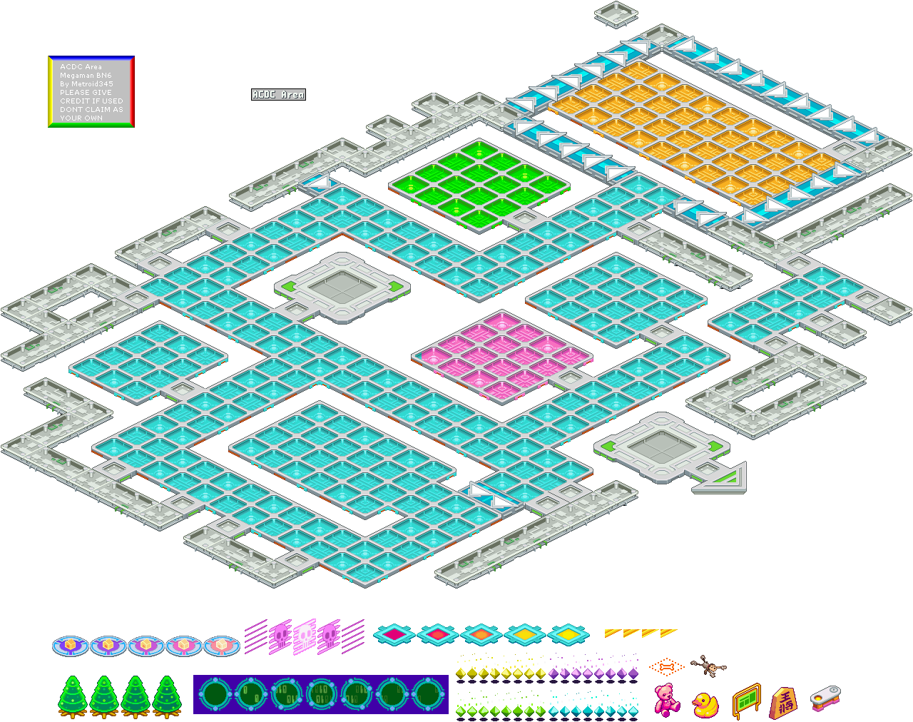 Mega Man Battle Network 6 - ACDC Area