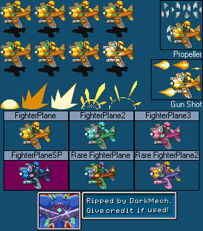 Mega Man Battle Network 6 - Fighter Plane