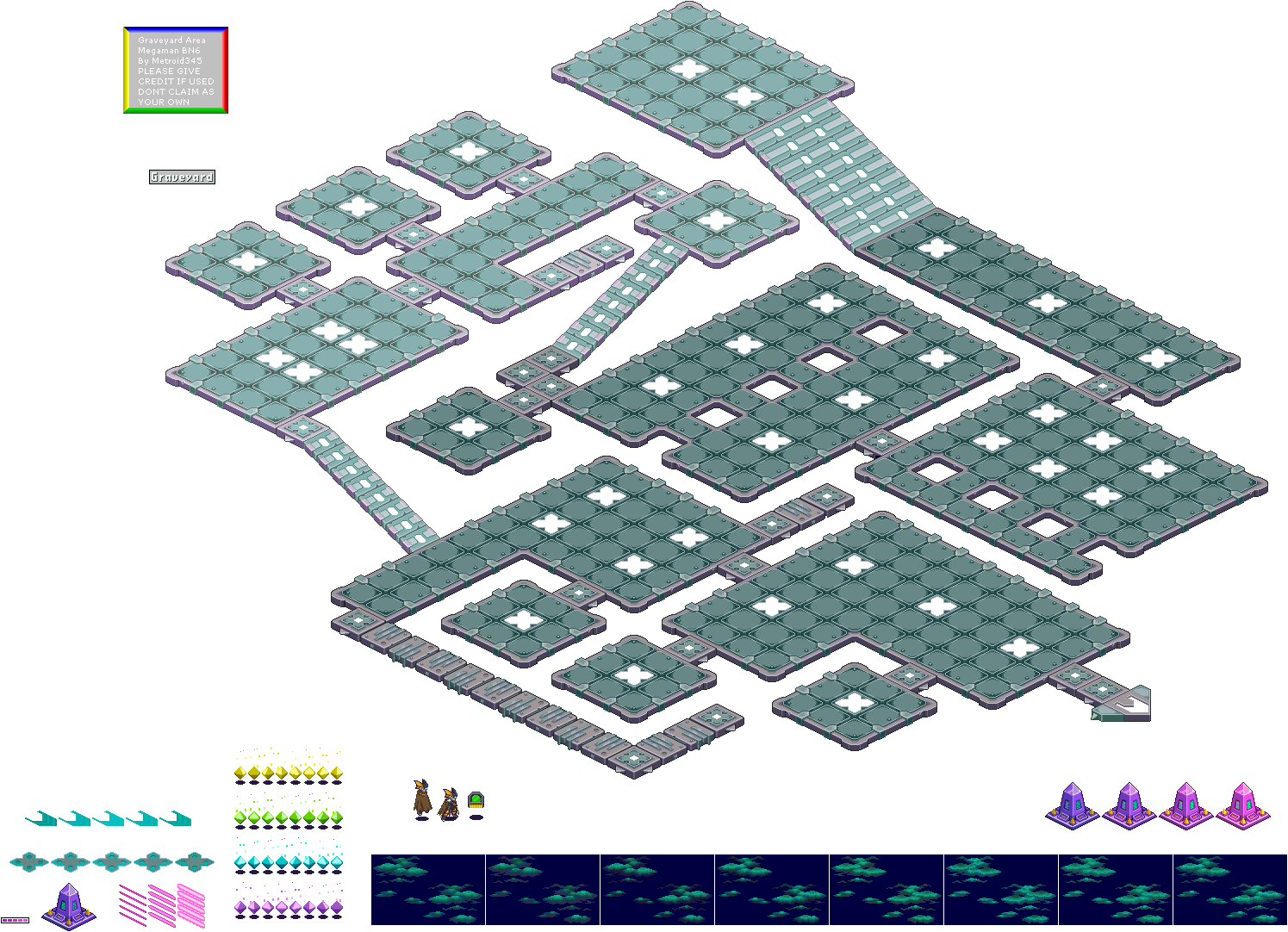 Mega Man Battle Network 6 - Graveyard Area