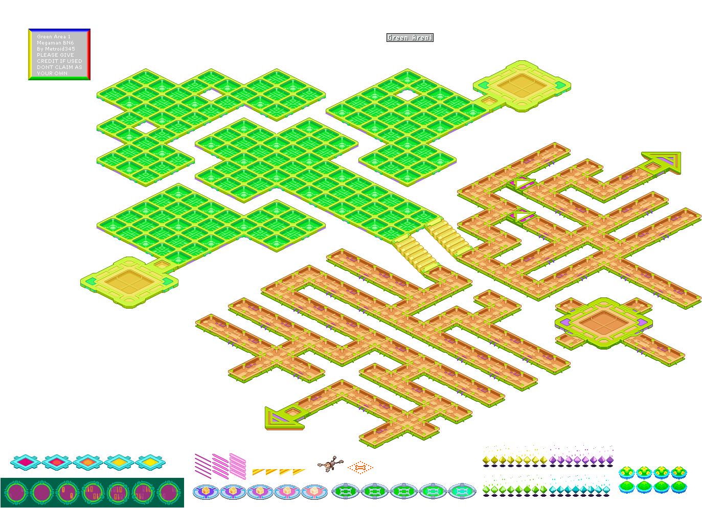 Mega Man Battle Network 6 - Green Area 1