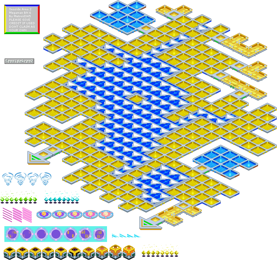 Mega Man Battle Network 6 - Seaside Area 2