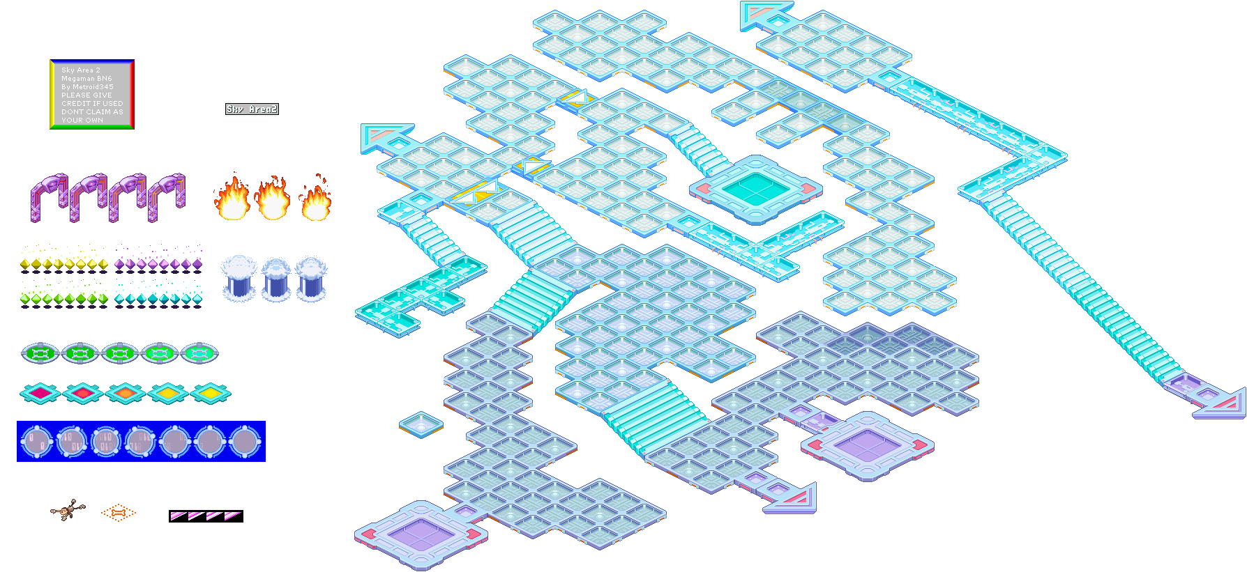 Mega Man Battle Network 6 - Sky Area 2