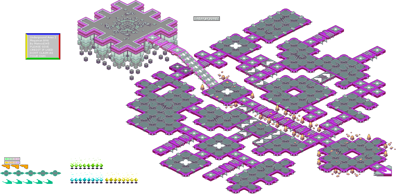 Mega Man Battle Network 6 - Underground Area 2