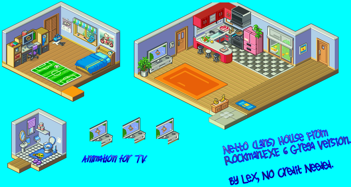 Mega Man Battle Network 6 - Lan's House