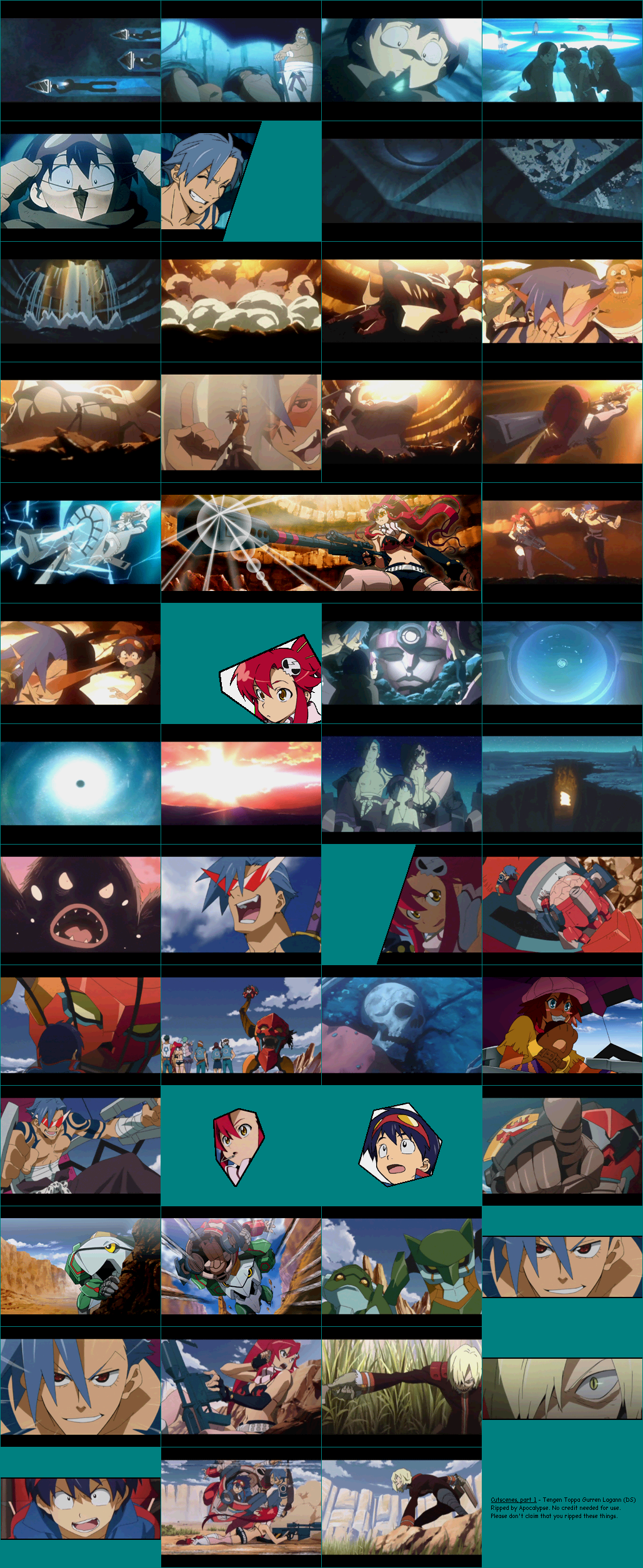 Tengen Toppa Gurren Lagann - Cutscenes 1