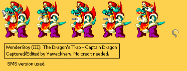 Wonder Boy: The Dragon's Trap - Captain Dragon