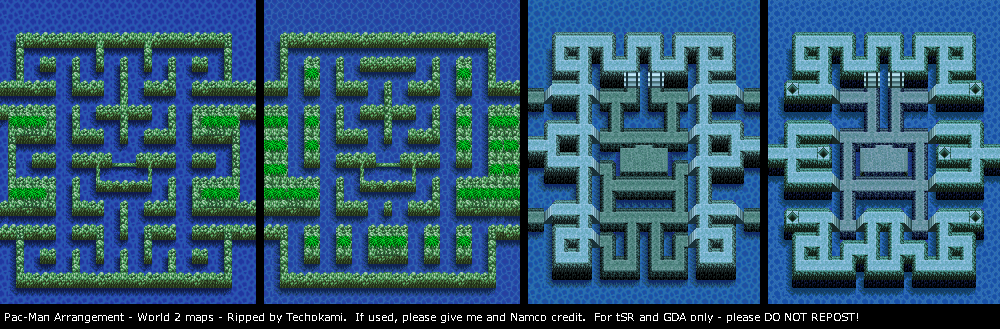 Pac-Man Collection - World 2 Maps