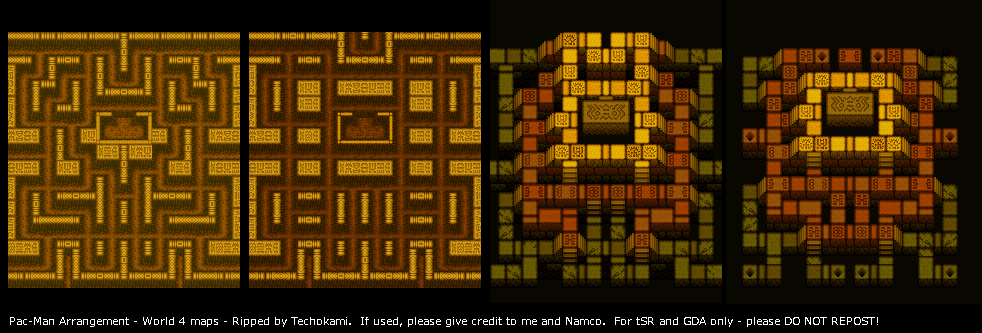 Pac-Man Collection - World 4 Maps