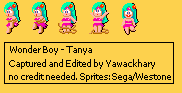 Wonder Boy - Tina/Tanya