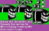 Bullet Bill (Minus Galaxy)
