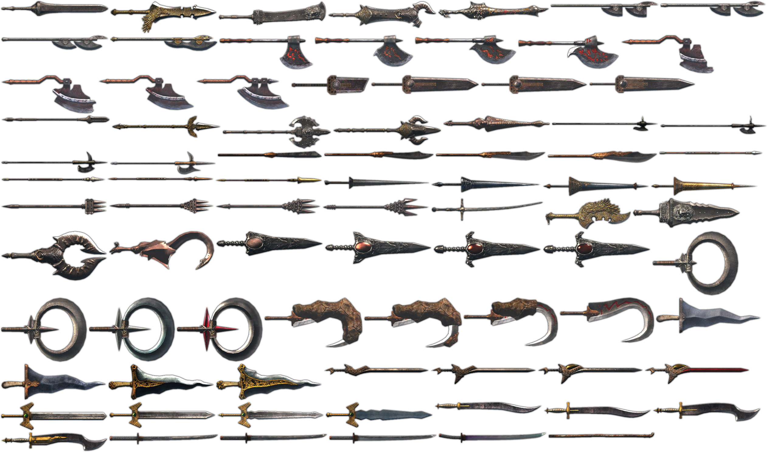 NieR / NieR Gestalt / NieR RepliCant - Weapons