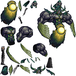 Sephiroth Sprite Sheet