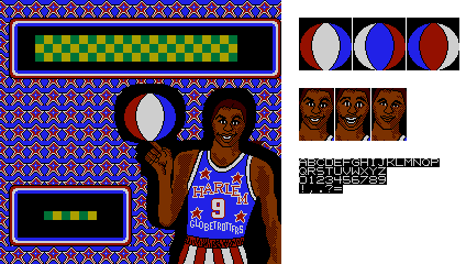 Harlem Globetrotters - Menu Screen