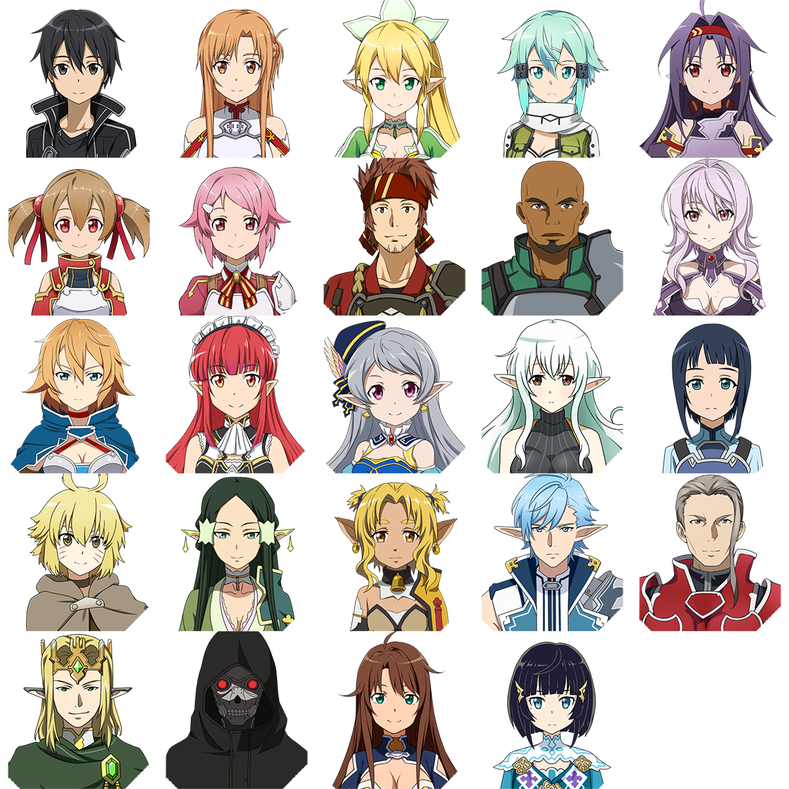 Sword art online characters