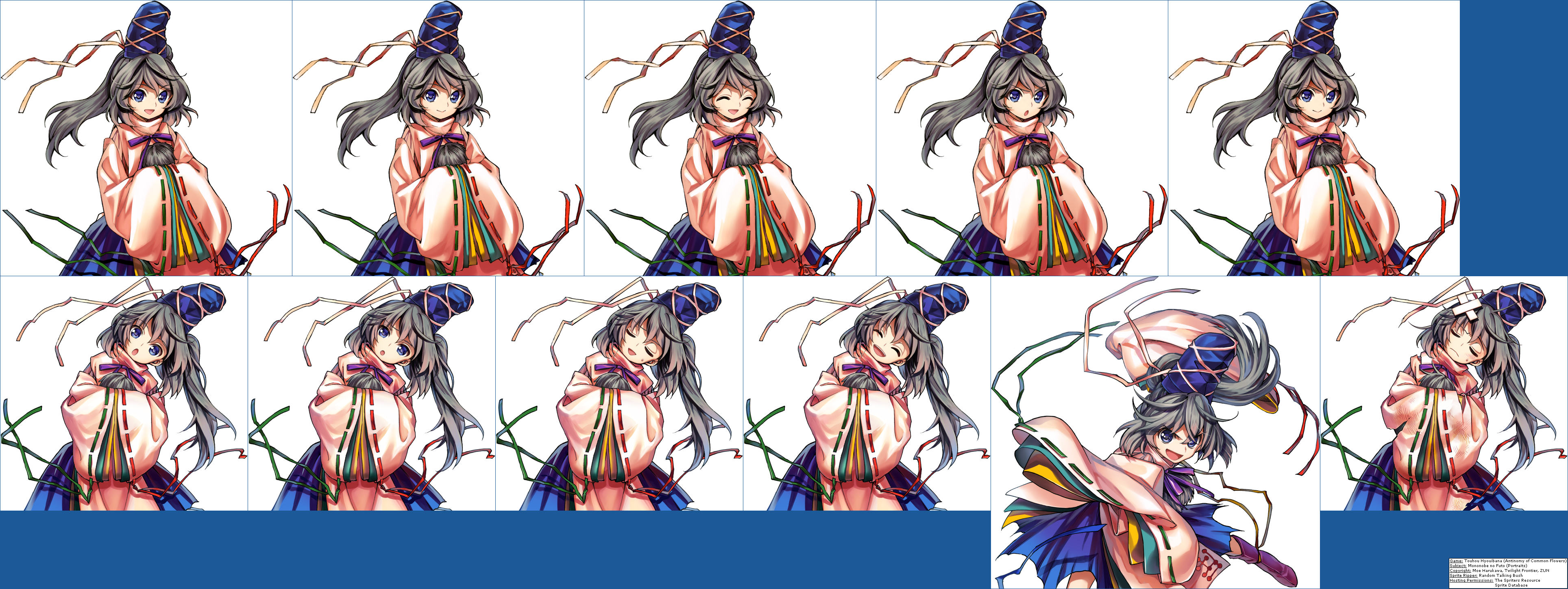 Mononobe no Futo's Portraits