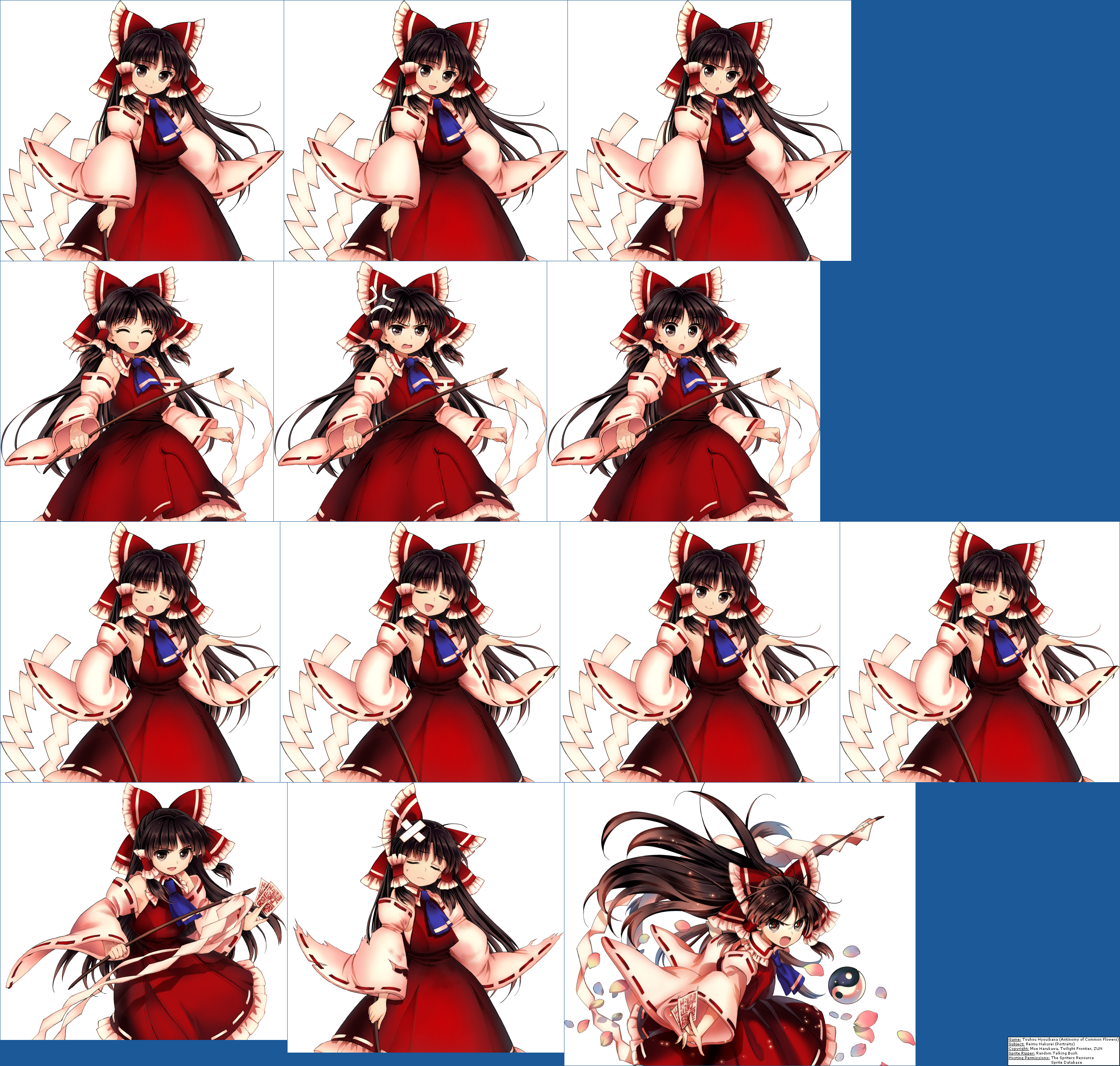 Reimu Hakurei's Portraits