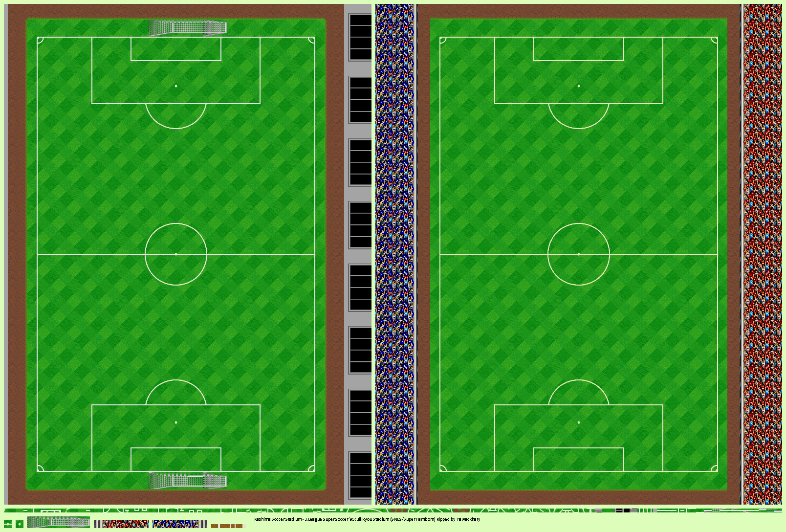 J.League Super Soccer '95: Jikkyou Stadium (JPN) - Kashima Soccer Stadium