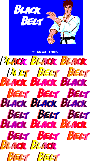 Black Belt - Title Screen