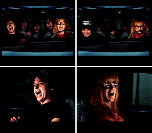 Wayne's World - Car Ride Cutscene