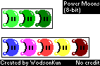 Mario Customs - Power Moon (8-Bit)