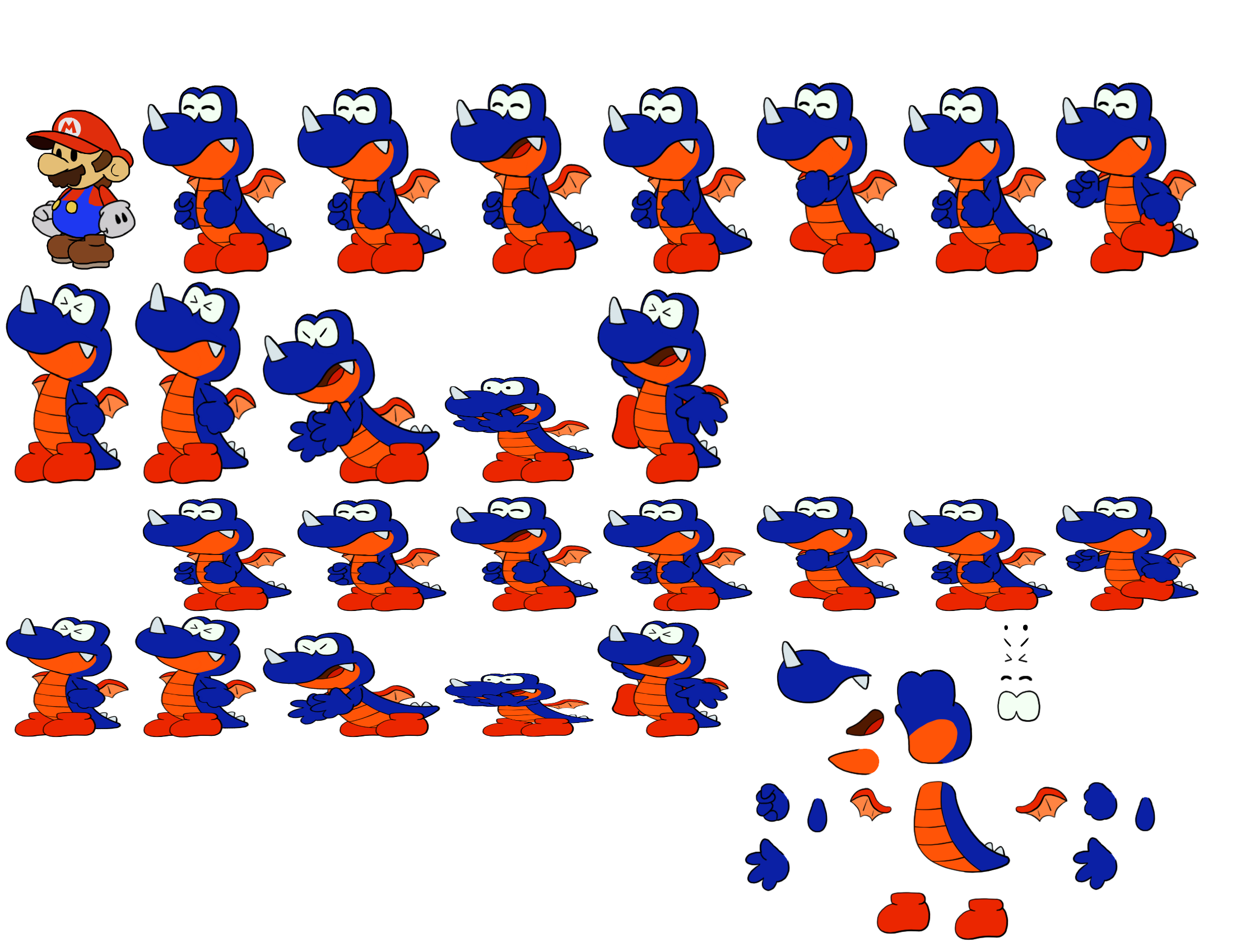 t rex game super mario