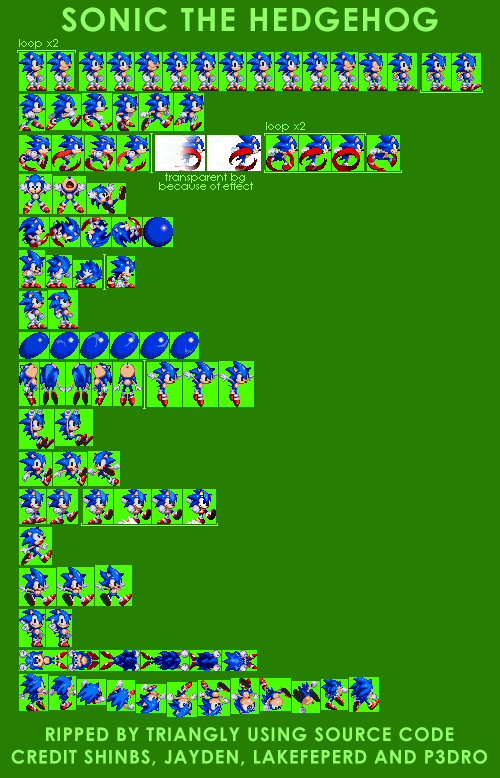 Sonic Before the sequel ATS sprite sheet by MekanTheGuy on DeviantArt